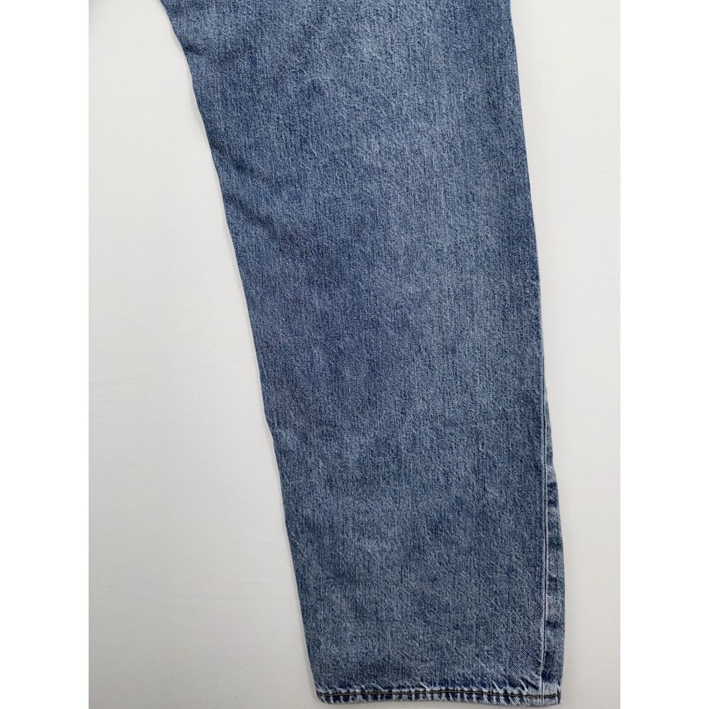 Levi's 505 Mens Jeans 36x32 Medium Wash Blue Regular Fit Straight Leg Denim - Picture 8 of 11